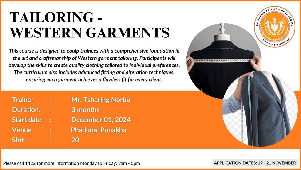 Tailoring Western Garments